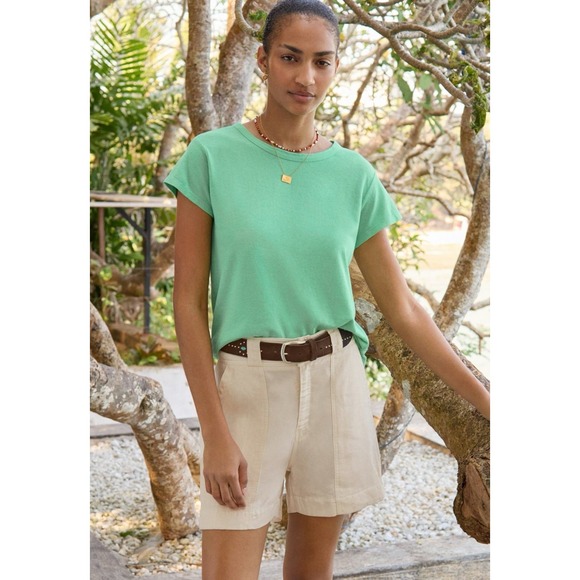 Wrap London Pants - Wrap London Shorts Contrast-fabric shorts TENCEL™ lyocell & linen